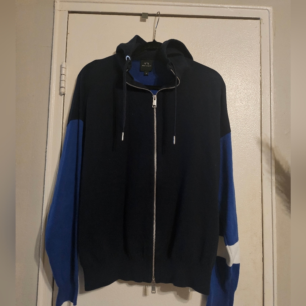 XArmani Exchange  Zip-Up Sweater